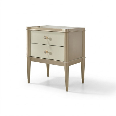 Mesa de noche mesa auxiliar mesa madera mesas muebles mesitas beige dormitorio