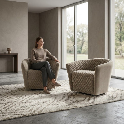 Silla Asiento Asiento Diseño Sala de estar Tapizado Madera Tapizado Moderno Lujo Gris Nuevo