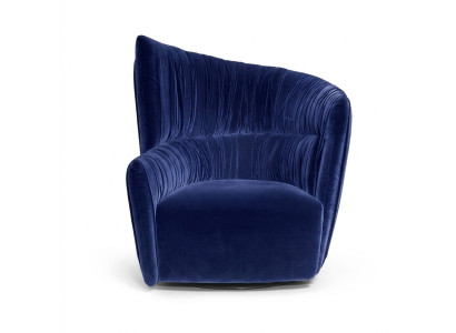 Sillón de lujo Diseño Muebles Azul Estilo moderno Diseño Textil Sala de estar Salón Nuevo