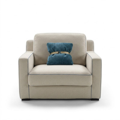 Sillón 1 asiento Lounge de lujo de tela Prianera nuevo Sillón diseño moderno nuevo