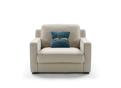 Sillón 1 asiento Lounge de lujo de tela Prianera nuevo Sillón diseño moderno nuevo