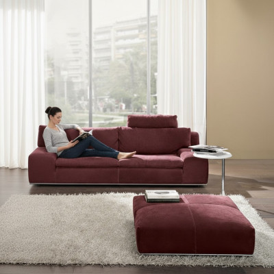 Taburete Reposapiés Sala de estar Muebles Lujo Tapizado Diseño Muebles Italianos Nuevos
