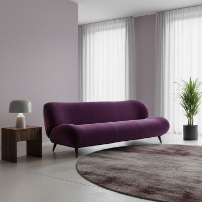 Prianera Sofá de lujo de 3 plazas Sofás Asientos Tela Diseño Sofá Muebles Estilo Textil Nuevo