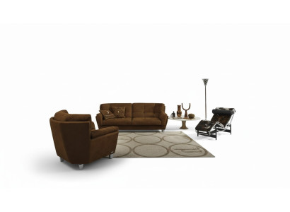 Sofá de lujo para sala de estar de 3+1 plazas, juego de sillones de cuero nuevo.