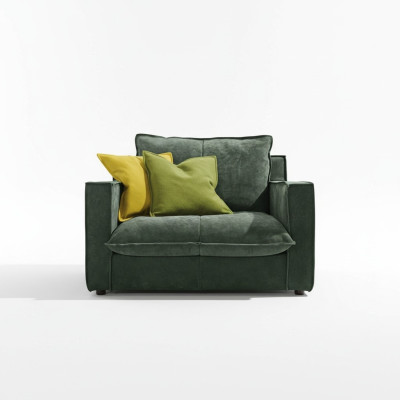 Sillón tapizado Muebles Relax Diseño Muebles Verde Salón de lujo Individual Primavera