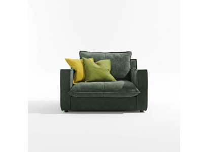 Sillón tapizado Muebles Relax Diseño Muebles Verde Salón de lujo Individual Primavera