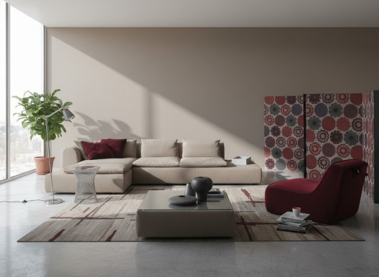 Sofá esquinero relleno sofá sofás sofá forma de L muebles gris sofás cuero