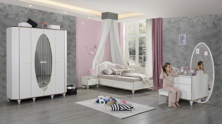 Dormitorio Conjunto Diseño Moderno Lujo 4 piezas