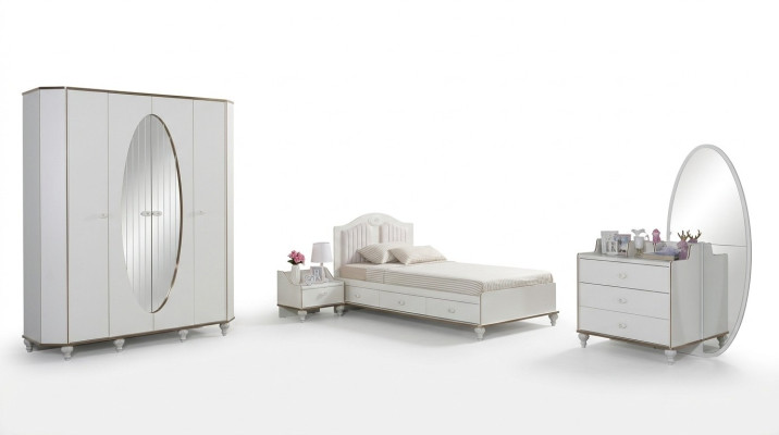 Dormitorio Conjunto Diseño Moderno Lujo 4 piezas