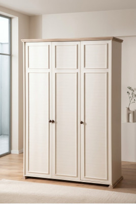 Armario de ropa beige Armario Dormitorio infantil Estantes Juvenil Infantil