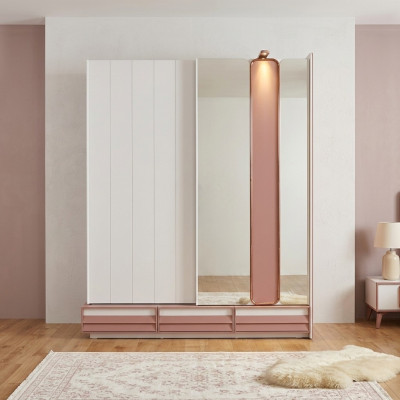 Armario de ropa Muebles de diseño Habitación infantil Blanco Armario Dormitorio