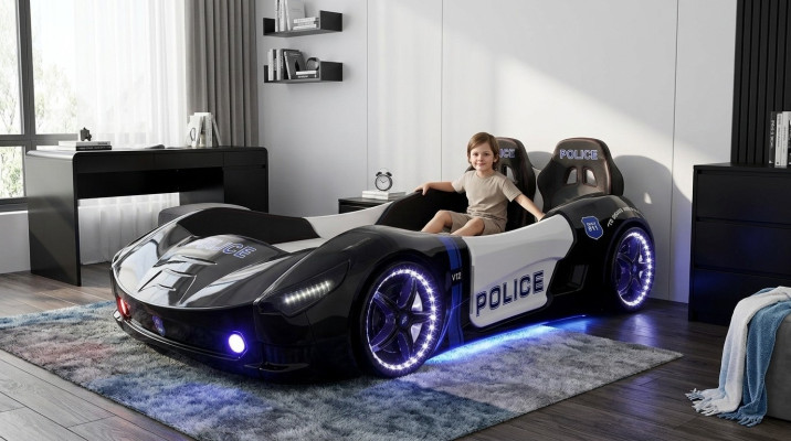 Coche de carreras cama colchón para cama infantil muebles de habitación infantil