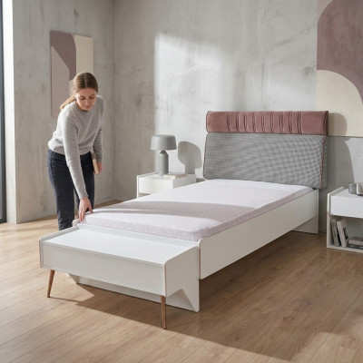 Diseño de camas cama infantil dormitorio juvenil cama muebles de cama de madera blanca