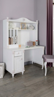 Escritorio juvenil infantil habitación de madera muebles diseño blanco mesa de campo.