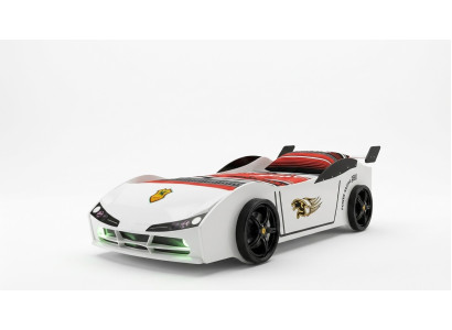 Coche de carreras Auto Cama Colchón Cama infantil Cama de coche Mobiliario de habitación infantil