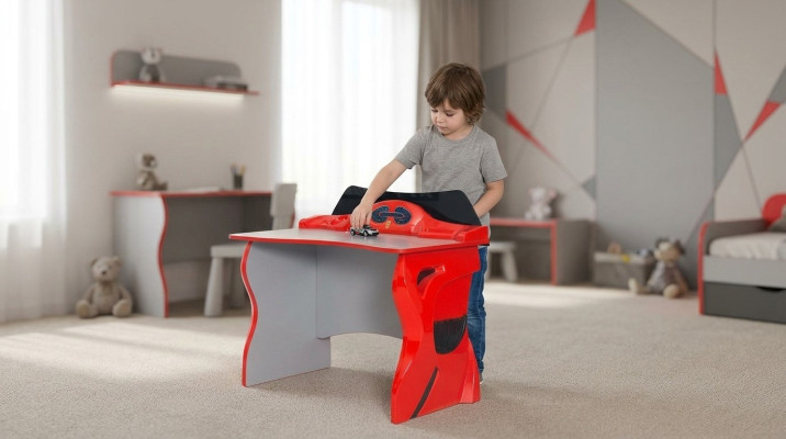 Escritorio moderno para habitación juvenil, habitación infantil, muebles de diseñador de lujo.