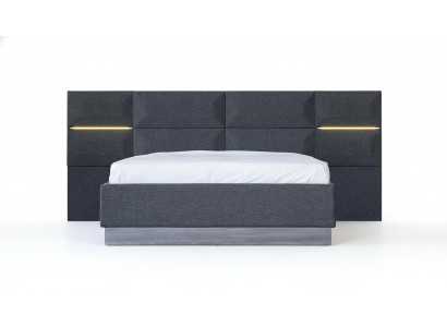 Cama Acolchada Diseño Material Madera Doble Camas de Hotel Nuevas Modernas