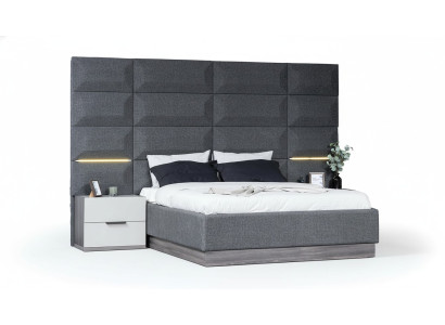 Cama Cama doble Camas Muebles Mobiliario Nuevo Diseño de muebles Brillo dormitorio