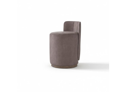 Silla de diseño Banco de lujo Otomana Tocador Taburete Silla redonda acolchada