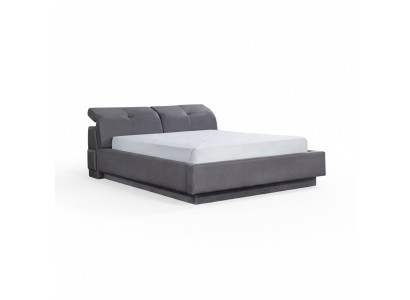 Diseño de cama cama doble Material Madera Camas tapizadas Muebles de dormitorio 160x200