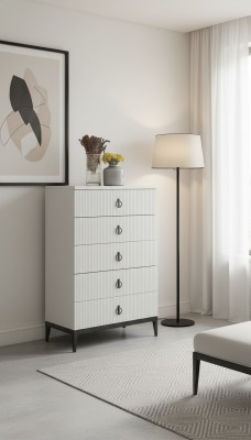 Cómoda de madera Armarios Consolas Dormitorio Armario alto moderno Credenza