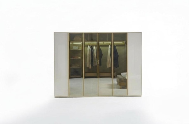 Armario Armario de lujo de madera Muebles de diseño de lujo Dormitorio de lujo