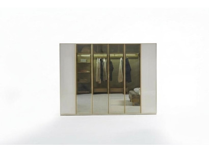 Armario Armario de lujo de madera Muebles de diseño de lujo Dormitorio de lujo
