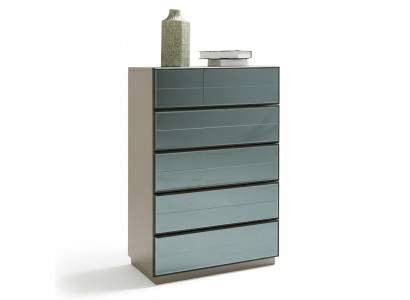 Espejo Comoda Frente Armarios Armario alto gris Espejo Credenza Diseño de lujo