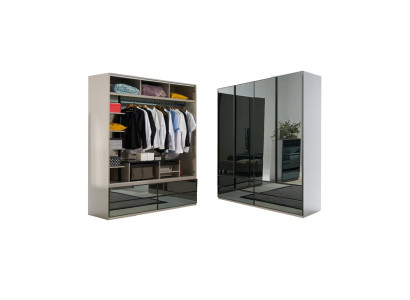 Armario Armario de vidrio Armario de dormitorio Madera Armarios modernos Muebles Nuevos