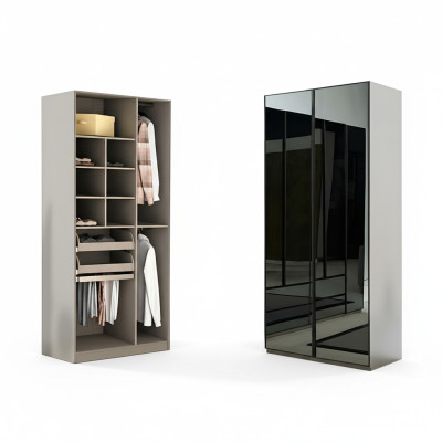 Armario Armario Armario Armario gris multiusos Material Madera Armarios