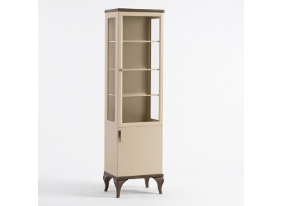 Vitrina individual Armario de una puerta Muebles vitrina Muebles de madera Armarios