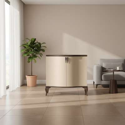 Conjunto de sala de estar con pared de sala 2 piezas, aparador, vitrina, armario de cristal.