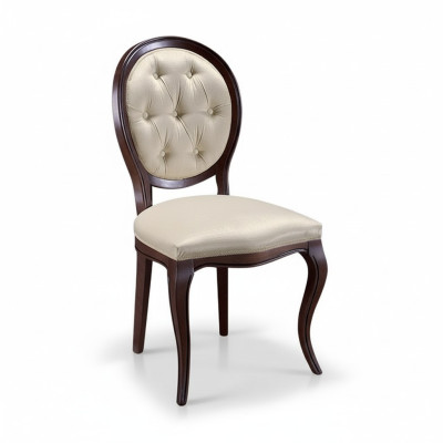 Sillas silla de comedor sillón lujo Chesterfield muebles silla de madera