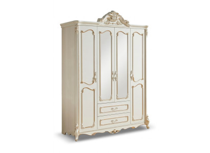 Armarios de dormitorio blancos, armario de madera mueble.