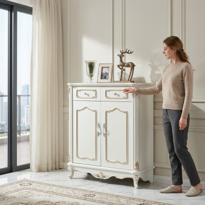 Cómoda cajones madera aparador armario armarios blanco cómodas sala de estar
