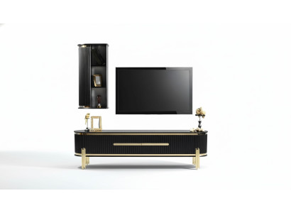 Mueble de televisión de lujo Aparador Muebles Cómoda Armario de salón Armarios Estante Madera