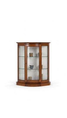 Vitrinas de vidrio armario marrón vitrina salón madera aparador muebles de lujo nuevos