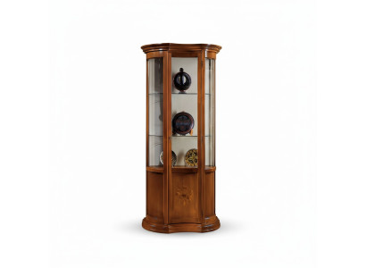 Vitrina de madera de lujo, aparador, armarios de diseño marrón, muebles italianos nuevos armario.