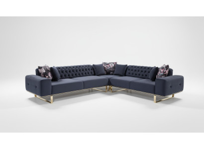 Sofá esquinero, sofá, tapicería, conjunto de muebles Chesterfield, sofá de esquina, tela.