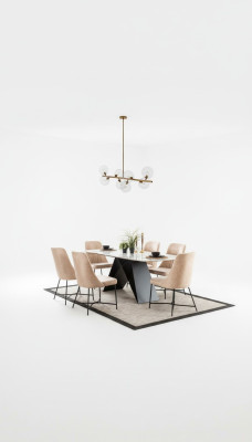 Mesa de comedor conjunto de muebles grupo comedor mesa de comedor 6 sillas conjunto de 7 piezas