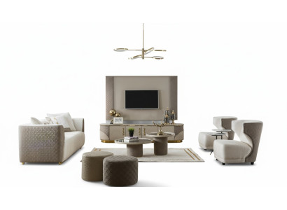 Mueble de televisión en la sala de estar, juego de sofás para la sala de estar, sofá, set de sofás, muebles.
