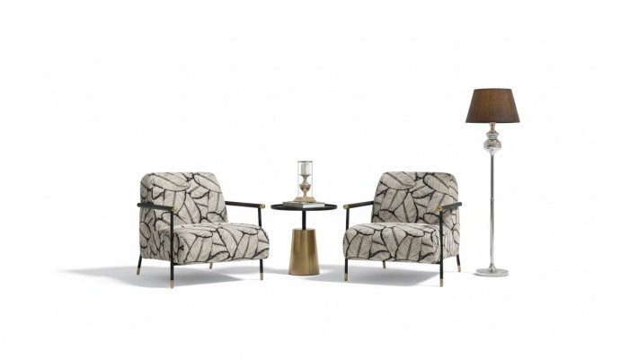 Lujo Sillón Diseño Sofá Asiento Salón Club Tapizado clásico Asiento Relajarse Nuevo