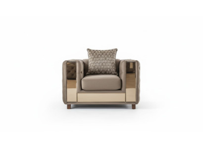 Lujo Sillón Chesterfield individual clásico Sofá Mueble Decoración 1 plaza