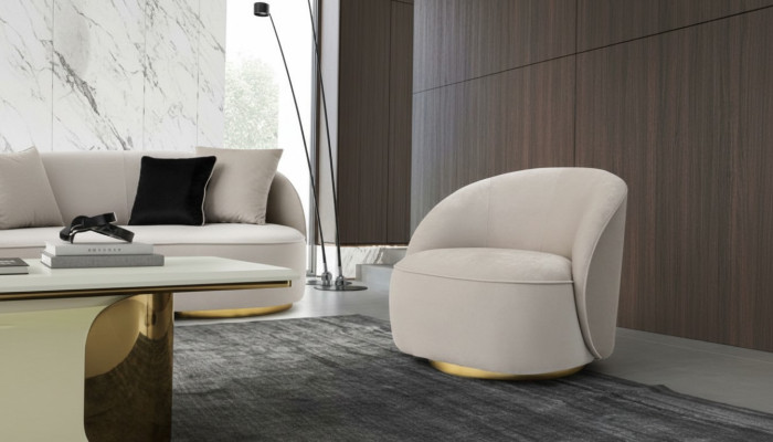 Sillón moderno de diseño de una plaza, sofá de sala de estar 1 lugar.