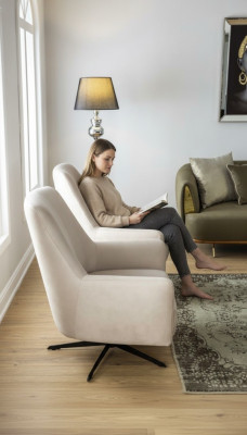 Sillón moderno de lujo de una plaza, decoración de sala de estar, sofá de una plaza, nuevo.