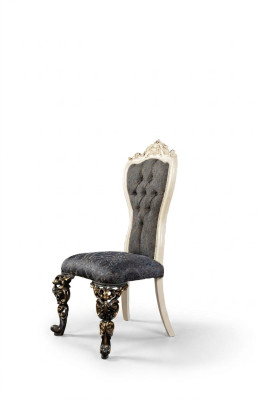 Silla de comedor de diseño clásico Chesterfield trono de lujo de un asiento