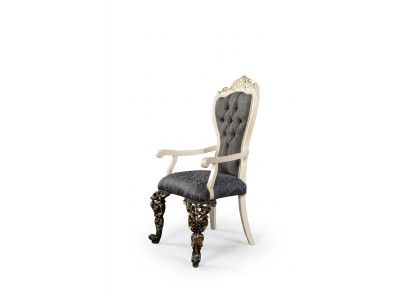 Clásica silla 1x Sillón de comedor Lounge Club con reposabrazos de lujo nuevo