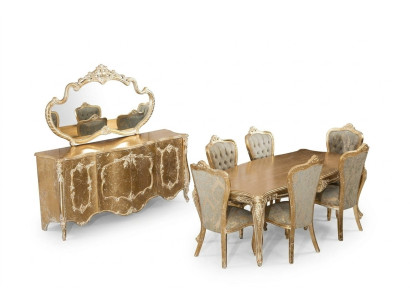 Comedor 6x Set de sillas Conjunto de sillas Nuevas Juego de comedor Grupo de comedor Muebles de lujo