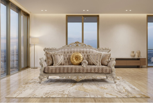 Chesterfield sofá de diseñador de 3 plazas, lujo, sofás tapizados, telas, nuevos.