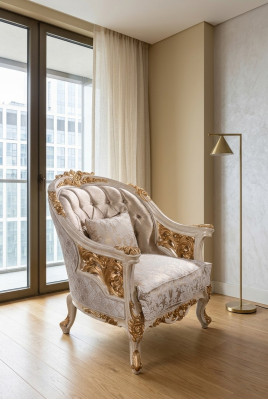 Silla Sofá Tapizado Asiento Diseñador Textil 1 Plaza Sofás Tapizados Chesterfield